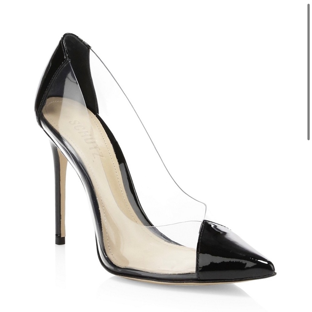 Shultz Cendi Transparent Pointed Toe Pump👠